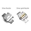 20mm 23mm Kundenspezifisches FKM-Gummiarmband für Cartier Santos Neues Fluorkautschuk-Uhrenarmband Tank SANTOS 100 Uhrenarmband mit Lederunterseite