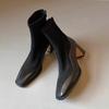 New Vintage Street Style Women Ankle Boots Fashion Square Toe Short Booties Autumn Winter Ladies Shoes Botas Mujer