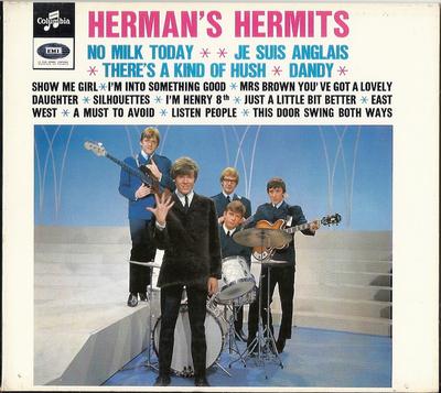 CD HERMAN'S HERMITS - No Milk Today 4977642 Magic Records 1998 Frankrike Rock Begagnad