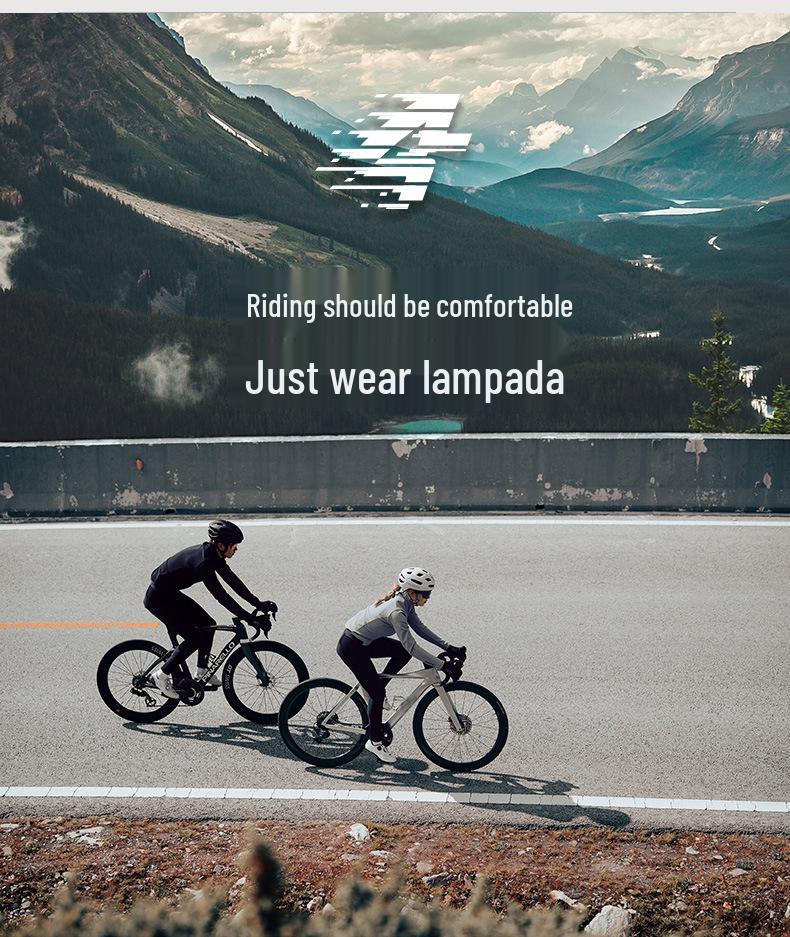 Lampada Andningsbar Långärmad Cykeltröja för Herrar - Solskydd för Vår, Sommar och Höst