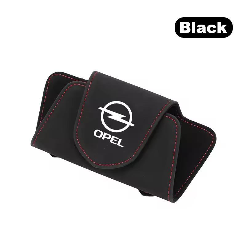 AAAYR1 Car Sun Visor Glasses Case Sunglasses Storage Box Clip For Opel astra j corsa d astra astra k vectra bvectra b insignia vivaro