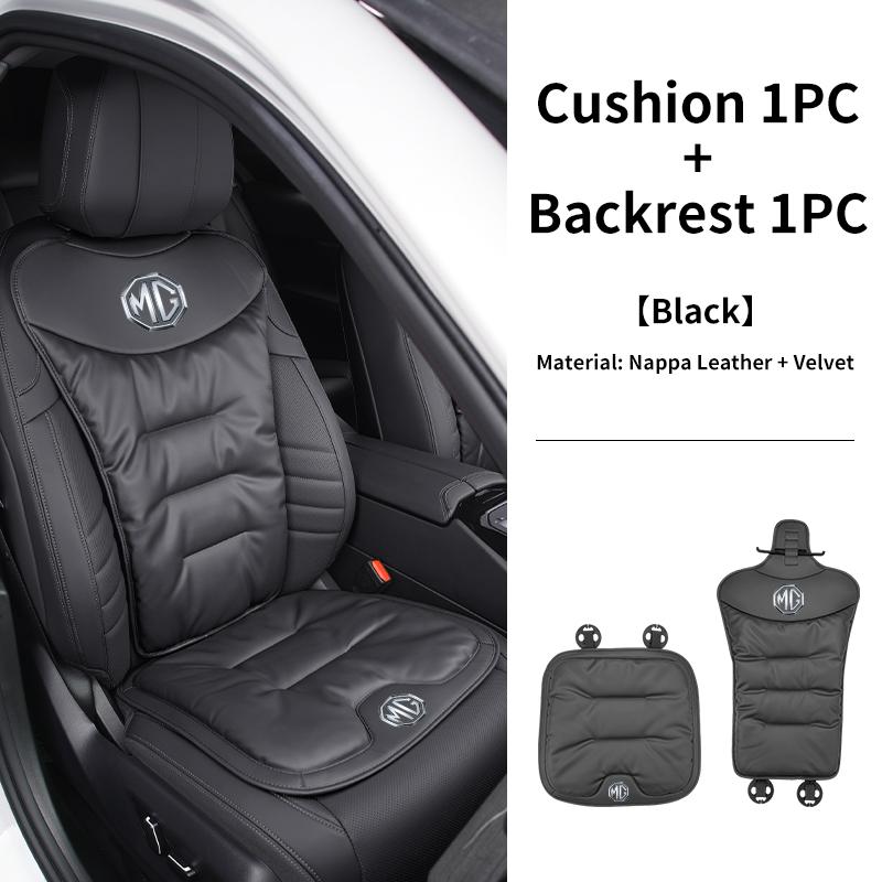 Car Seat Velvet Cushion Leather Backrest Seat Cover Accessories For Morris Garages MG 3 5 6 7 HS ZS GS Hector TF GT ZR RX5 RX8