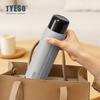 TYESO Striped Vacuum Flasks 500/750ML Stainless Steel Insulated Bottle Keep Hot/Cold Water Cup Outdoor Sports/Travel Drinkware
