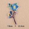 New 8Pcs/Set DIY Embroidery Patch Cartoon Pattern Design for Clothes Sticker