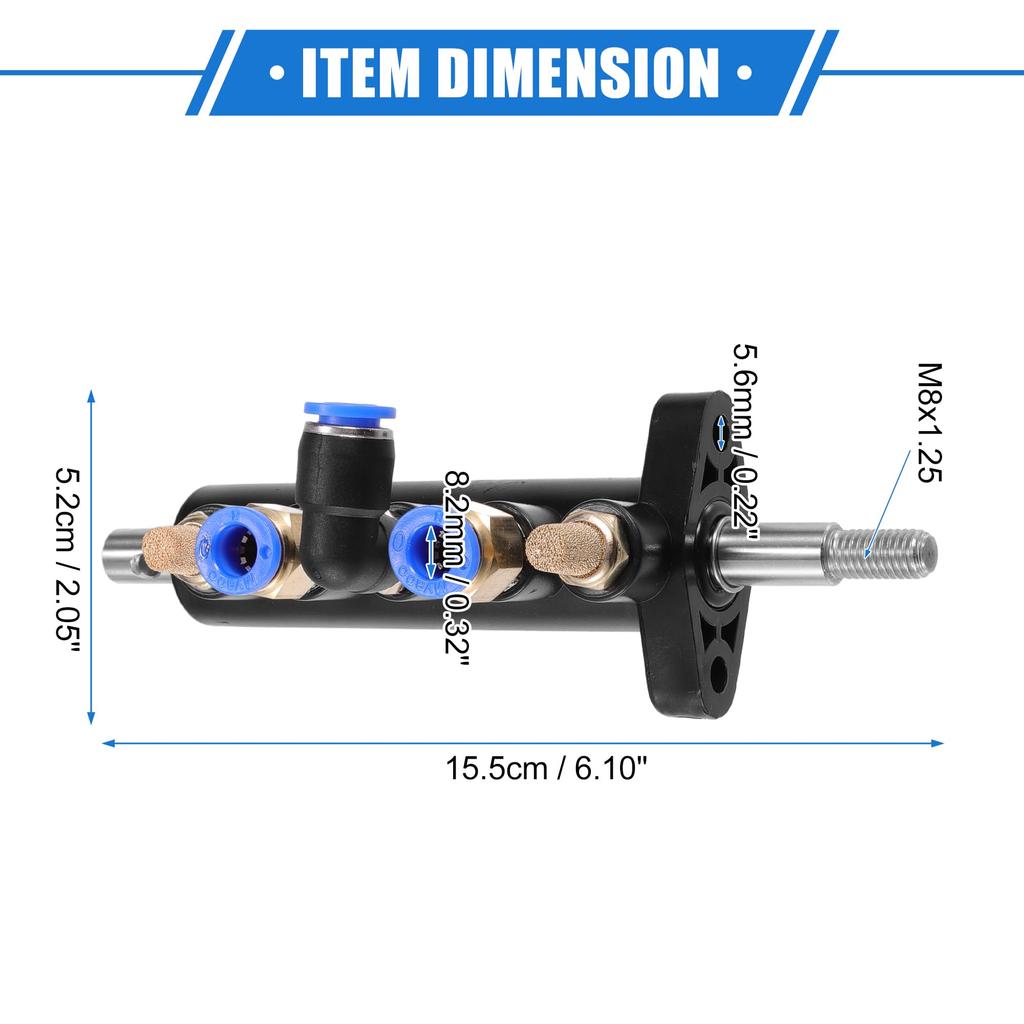 VekAuto Air Control Valve Foot Pedal, 6.10"x2.05"x2.32" Tire Changer Machine Part, Universal Car Tire Replacement Metal, Black