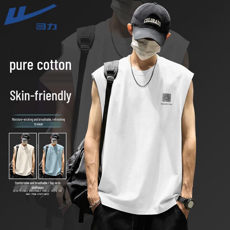 Warrior Men's Breathable Cotton Sleeveless T-Shirt