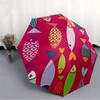 1pc Fishes Patterns Automatic Open/close Folding Compact Umbrella, 8-Rib Sturdy Canopy, Lightweight Portable, Everyday Use, Gift,045