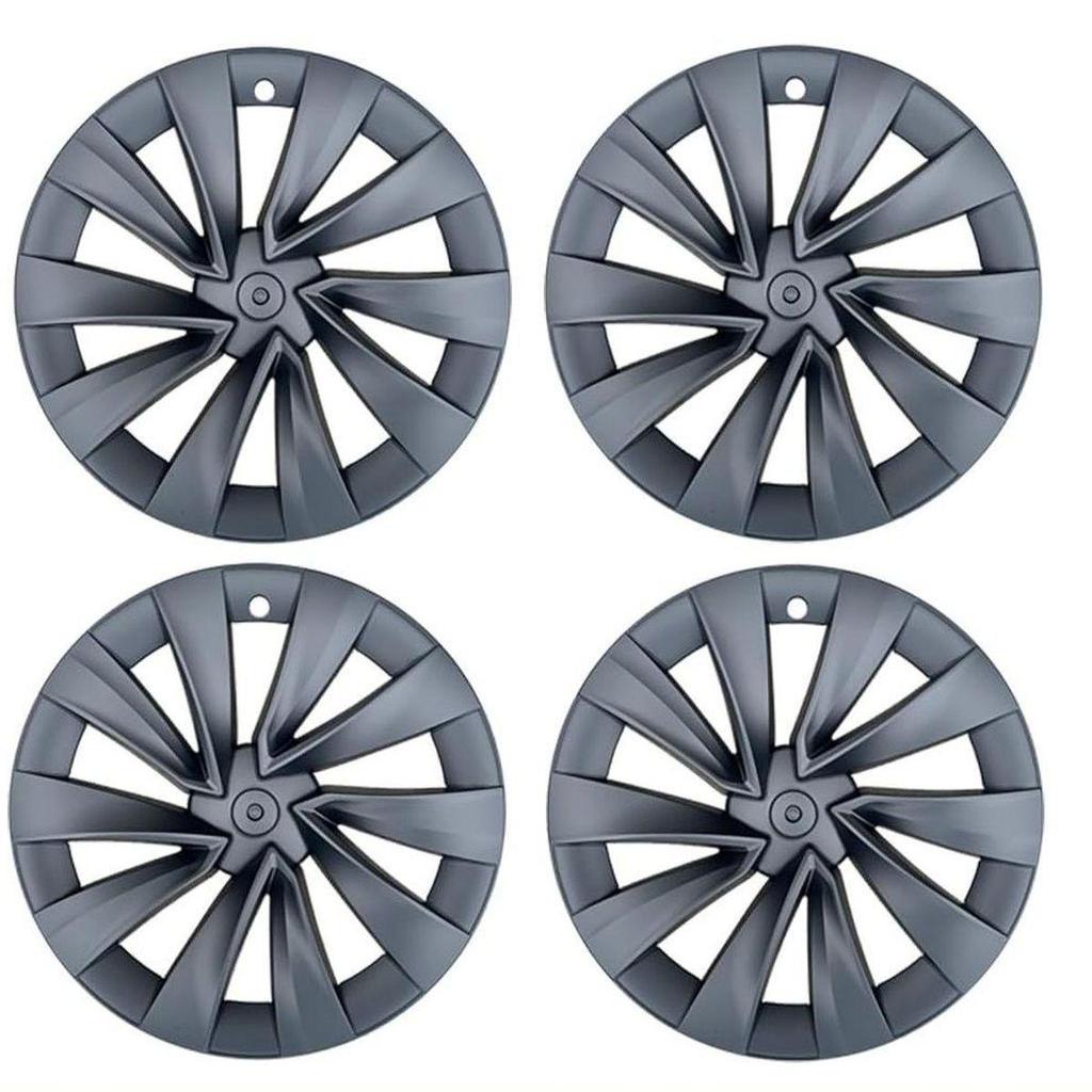 Black 20" Wheel Cover for 2025-2026 Tesla Model Y Refresh