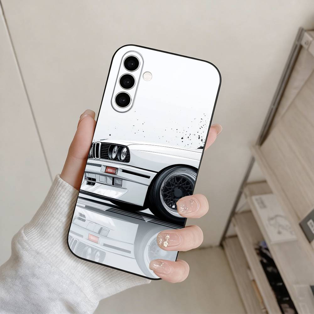 E30 CAR Phone Case For Samsung Galaxy A73,A72,A71,A70,A53,A52,A51,Others Soft Black Cover