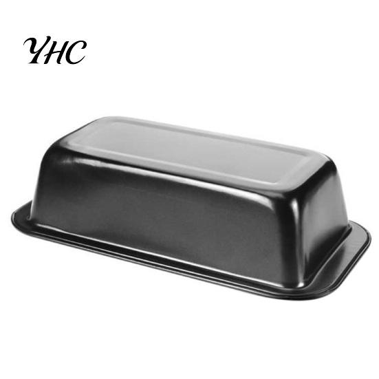 Cooking Baking Pan Non-stick Convenient Black Carbon Steel Home Cake Loaf for Chocolate Brownies