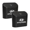 1Pcs Car Vehicle Case Storage Box Black ABS Square Pressing Trash Can For Hyundai I30 Tucson Veloster Kona I10 I35 Elantra Santa Fe
