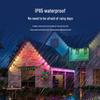 Outdoor Waterproof 220V RGB LED Strip Light with Remote & App Control for Eaves Decoration