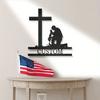 Metal Wall Art Dancer Silhouette Twirling Personalized Gift Home Decor Sculpture