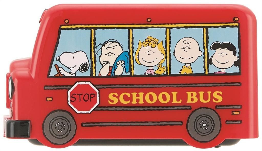 Skater Lunch Case with Lunch Snoopy and PEANUTS DLB5 Bus-Shaped Belt,