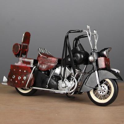 Metal Üç Tekerlekli Motosiklet Heykelcik Heykeli 16x6.5x8.5cm Retro El Sanatları Çocuklar İçin Hediye