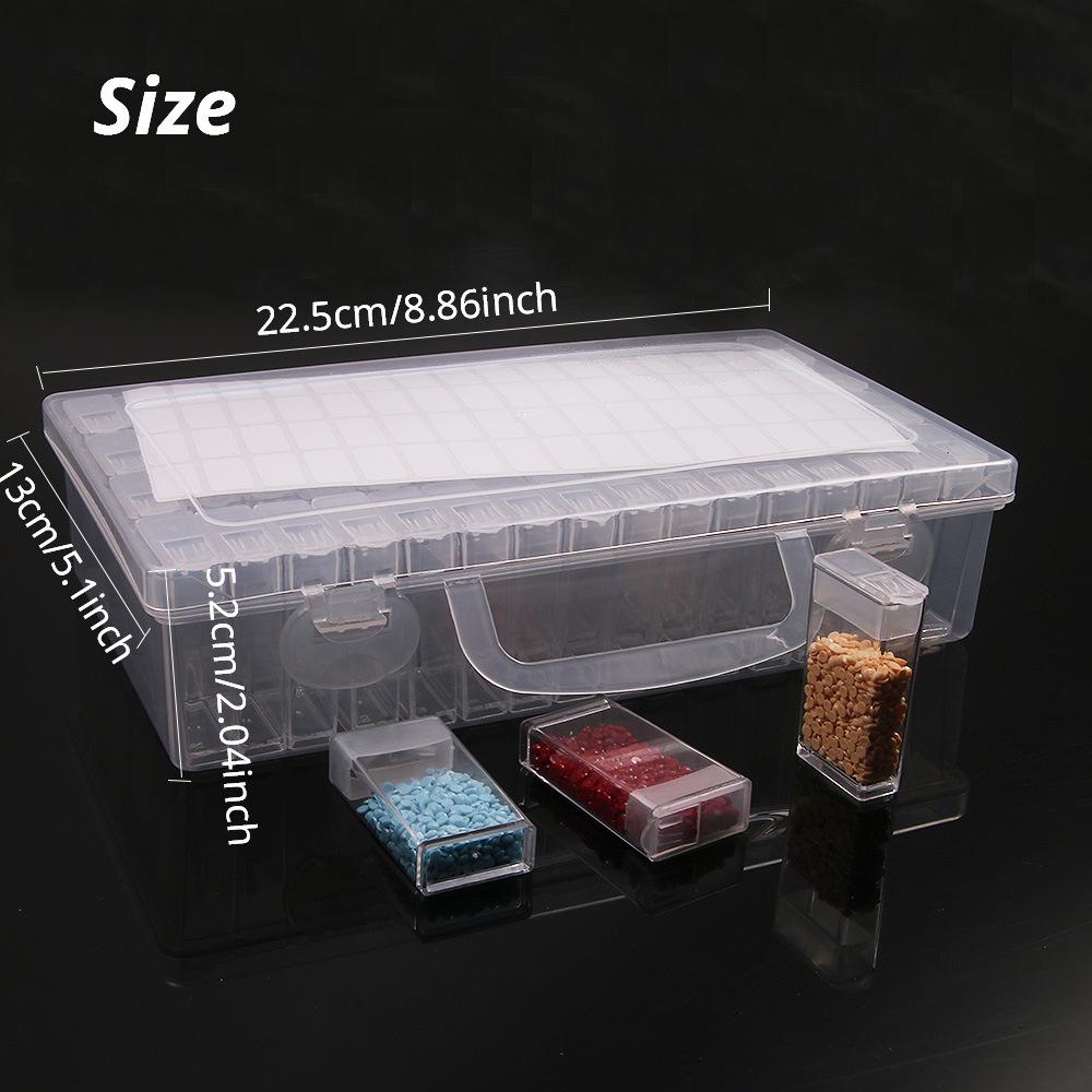 5D DIY Diamantmalerei Werkzeuge Zubehör Aufbewahrungsbox Behälter Diamantstickerei Zubehör Bohrerbox Mosaikbehälter Etui