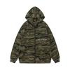 Oversized Hooded Sweatshirt Men Women Streetwear Camo Print Embroidered Letter Loose Fit Fall Casual Jacket