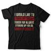 Funny Tshirt Unisex I Would Like To Thank My Middle Finger Sarcastic Humour Tee