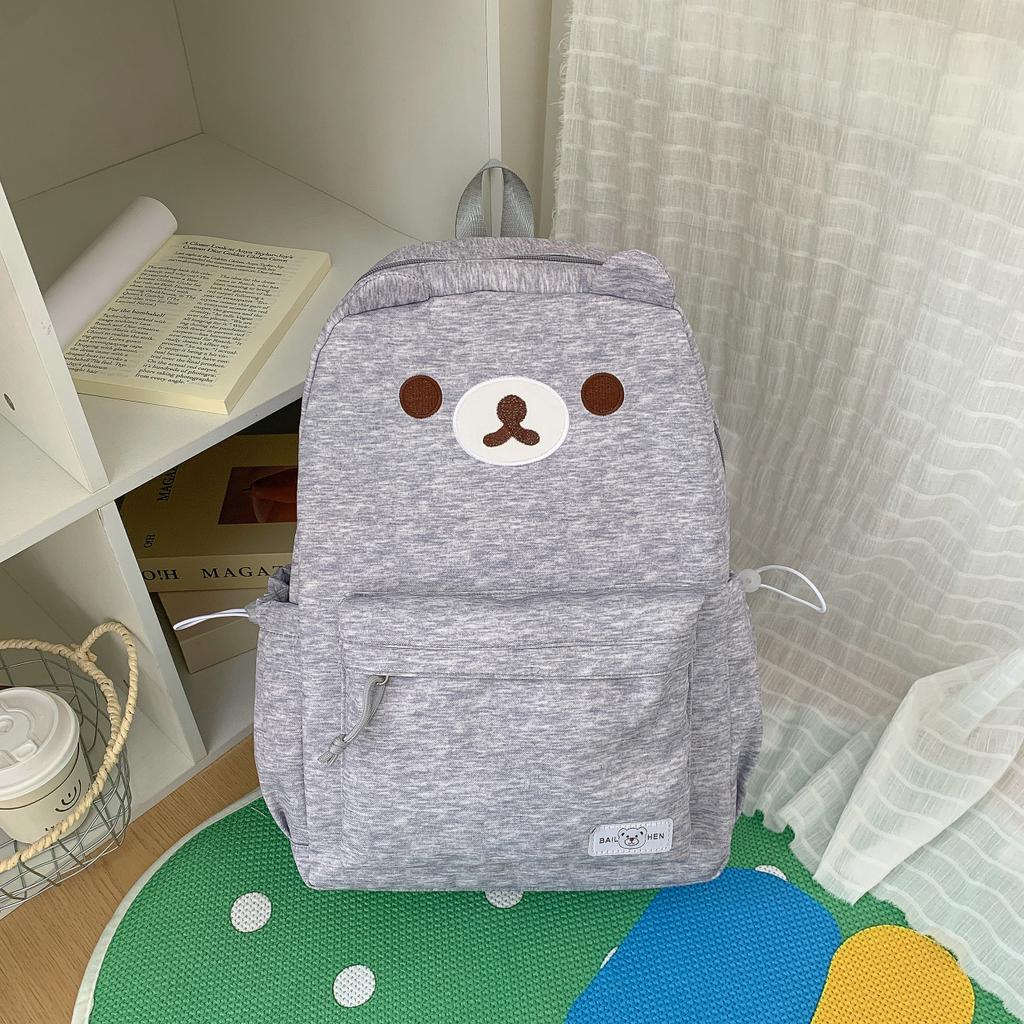Schoolbag Japanese Harajuku Ins High-value Cartoon Cute Schoolbag Women's New Trendy Korean Version Large-capacity Student Backpack