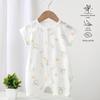 Anyang Summer Cotton Short-Sleeve Bodysuit for Babies - Tagless, Breathable Pajamas for Infants & Toddlers