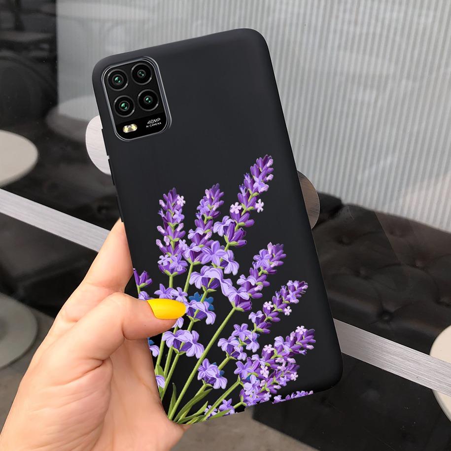 For Xiaomi Mi 10 Lite 5G Case Cute Cartoon Cow Soft-Touch Silicone Bag Back Cover For Xiomi Mi 10 Lite 5G Protector Bumper Funda