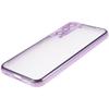For Samsung Galaxy S21 5G Security Lock Magnetic Phone Case Metal Frame Double Sided Tempered Glass Clear Cover