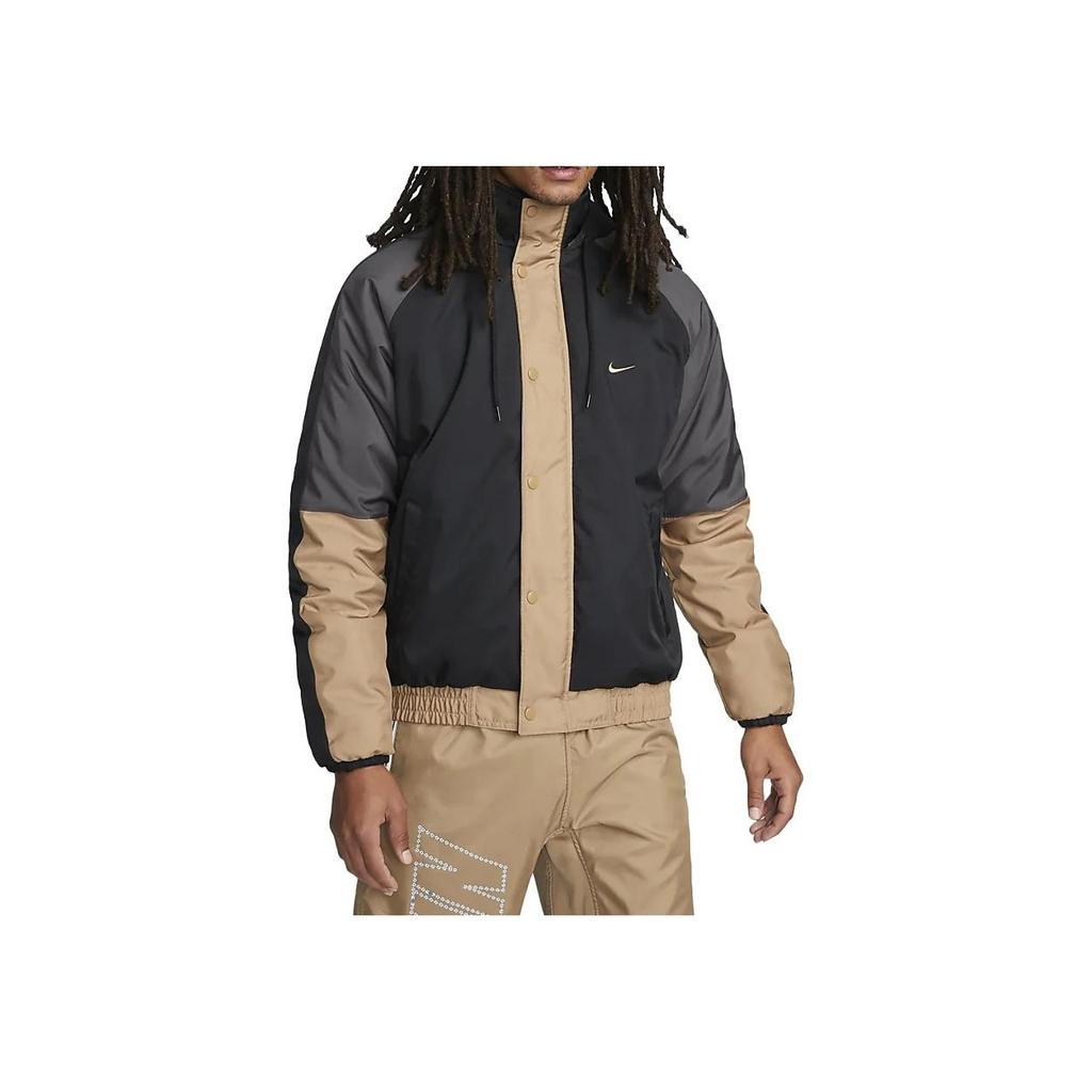 Nike Embroidered Logo Long Sleeve Hooded Jacket Men Outerwear Colorblock DQ6198-010