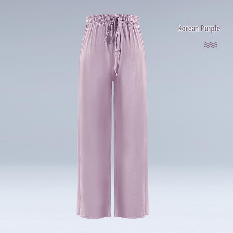 Women's High-Waisted Modal Dance Pants - Classical & Modern Styles