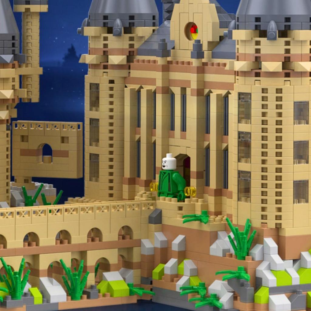 Bausteine Hogwarts Großes Schloss Palast Set 2929 Teile.