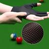 Breathable Three Fingers Glove NonSlip Billiard Training Gloves Pool Mittens Portable Left/Right Hand Billiards Glove