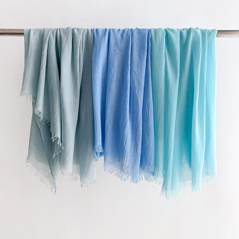 New Ramadan Big Size Women High Quality Muslim Hijabs Plain Solid Color Scarf Shawls Lady Wraps Headwear Pashmina