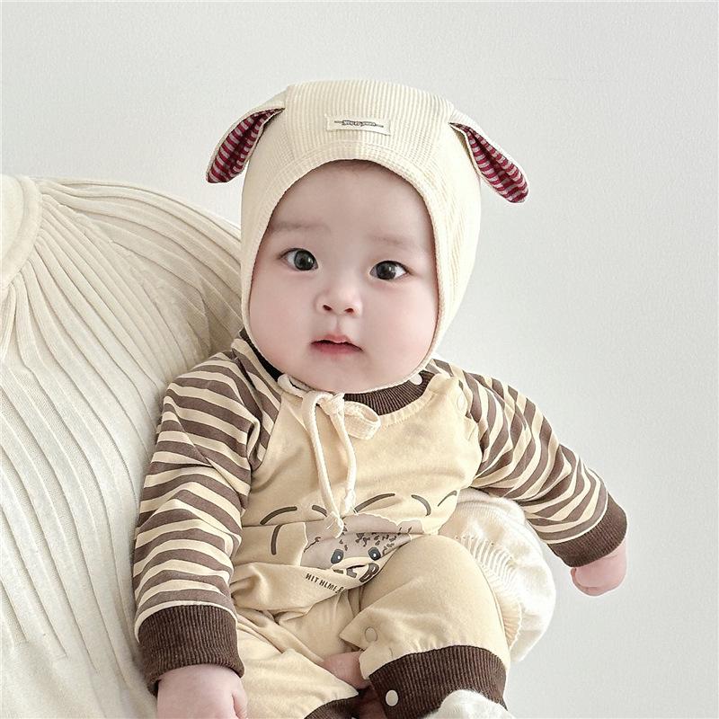 Infant and Toddler Hat Spring and Autumn Thin Cute Kiln Door Court Hat Men and Women Baby Little Month Old Newborn Baotou Hat