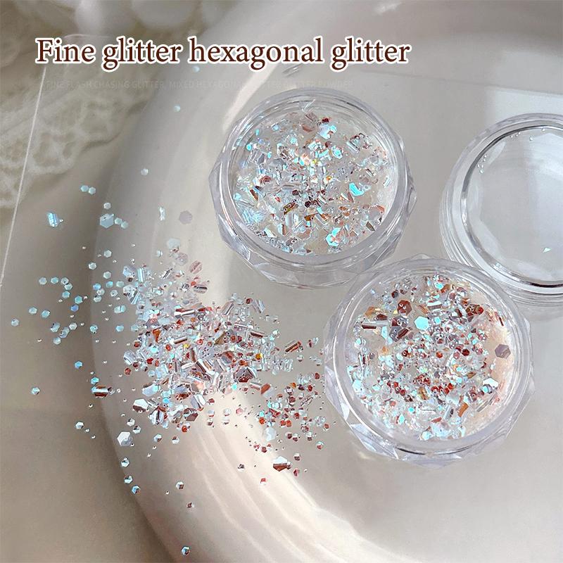 1 Box Mini Sparkling Nail Glitter Sparkling Nail Decoration Nail Salon Design Accessories Diy Nail Art Design