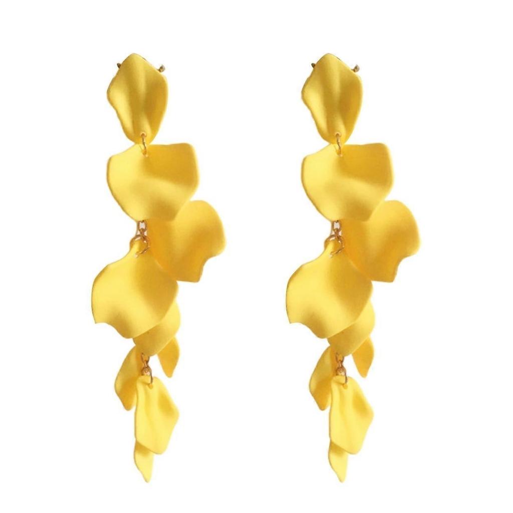 1 Paar Exquisite Hängeohrringe Verschleißfestes Acryl Lange Hängende Tropfenohrringe für Damen Schmuckzubehör