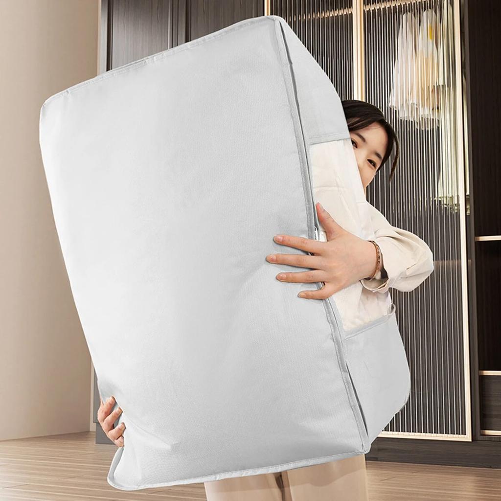 Quilt Storage Box Dustproof Organizers Non-woven Wardrobe Space Saving Bag Large Capacity Storage Bag Bedding Travel Storage Box