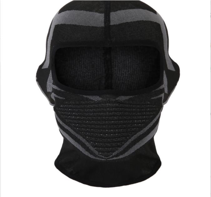 Breathable Cycling Balaclava Nylon Stretch Face Cover, Motorcycle Windproof Neck Gaiter, 4-Season Ski Mask, Sun Protection