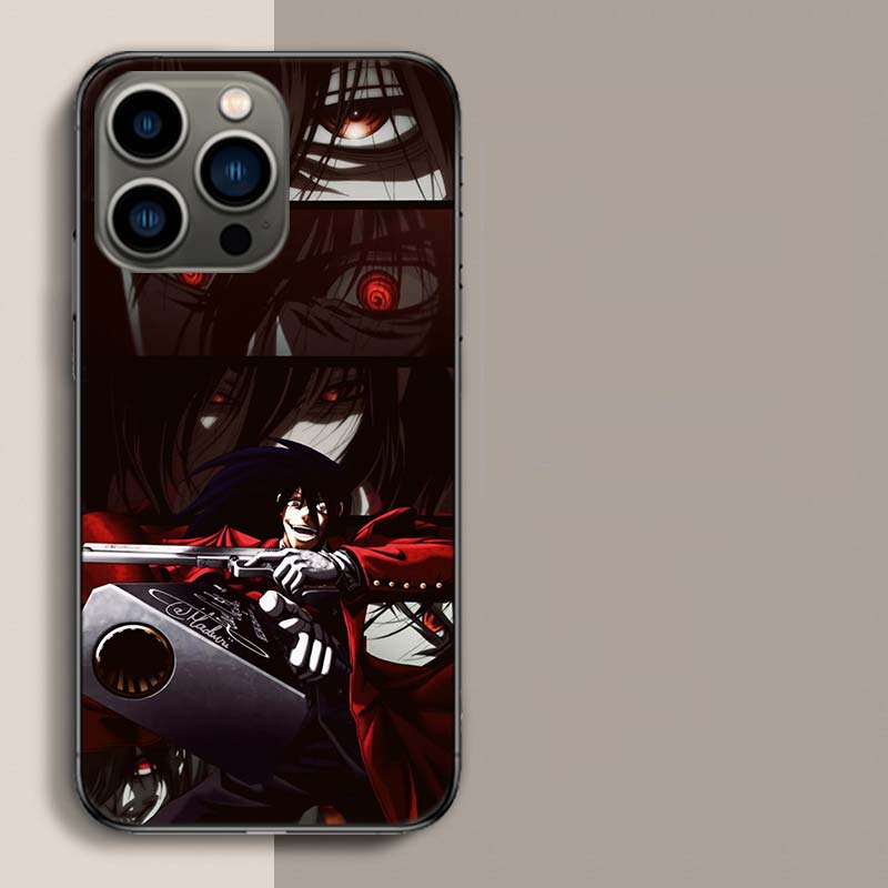 Alucard Helsing Phone Case For Iphone 17 Air 15 Pro 14 Plus 16 Pro Max 17E 16E 12 13 Mini 11 Cover Cute Fundas
