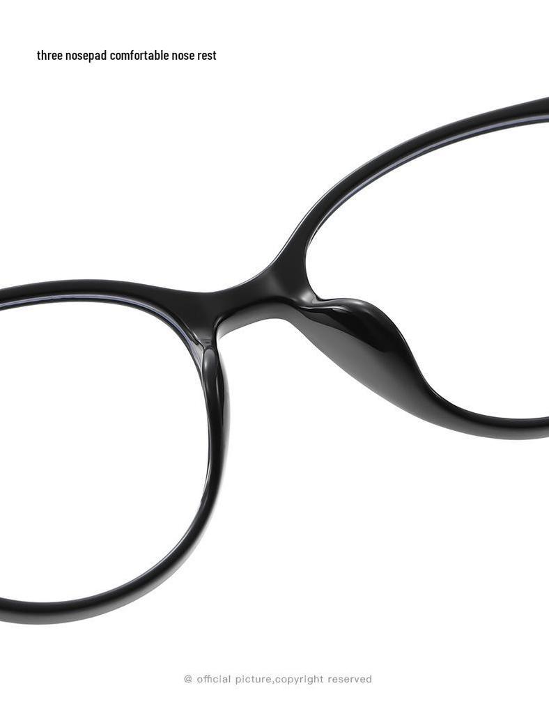 2026 Retro Cat Eye Blue Light Blocking Glasses - Fashionable Literary Commuting Frame 10708