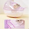Transparent View Hamster Bathtub Large Space Hamster Sand Bathroom  for Hamster Squirrel Gerbille