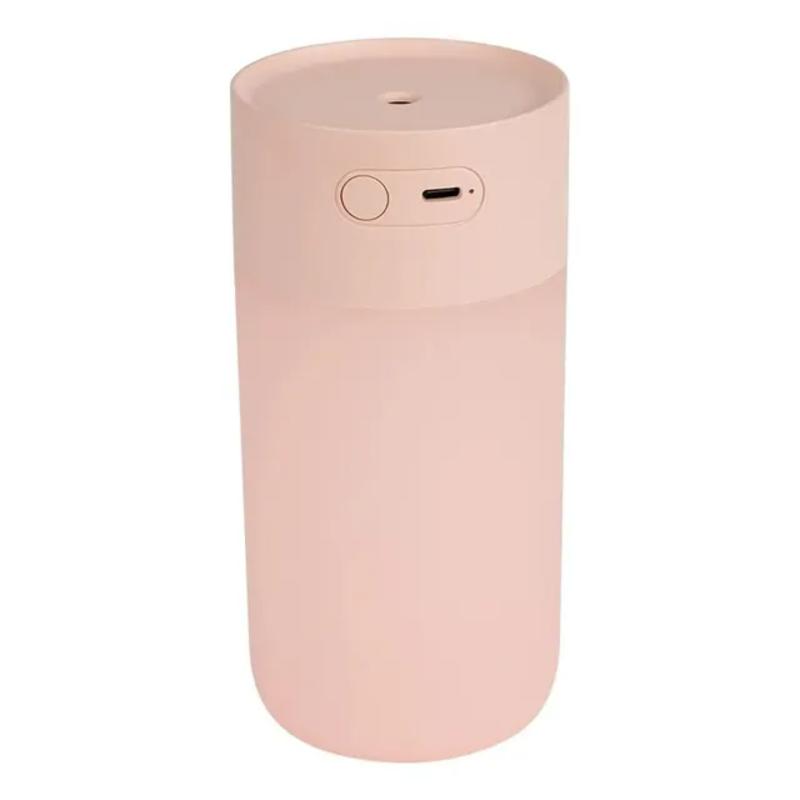 

Mini Car Humidifier Office Desktop Large Capacity Aromatreatment Atomizer Fog Air Purifier Night Light korea рожевий