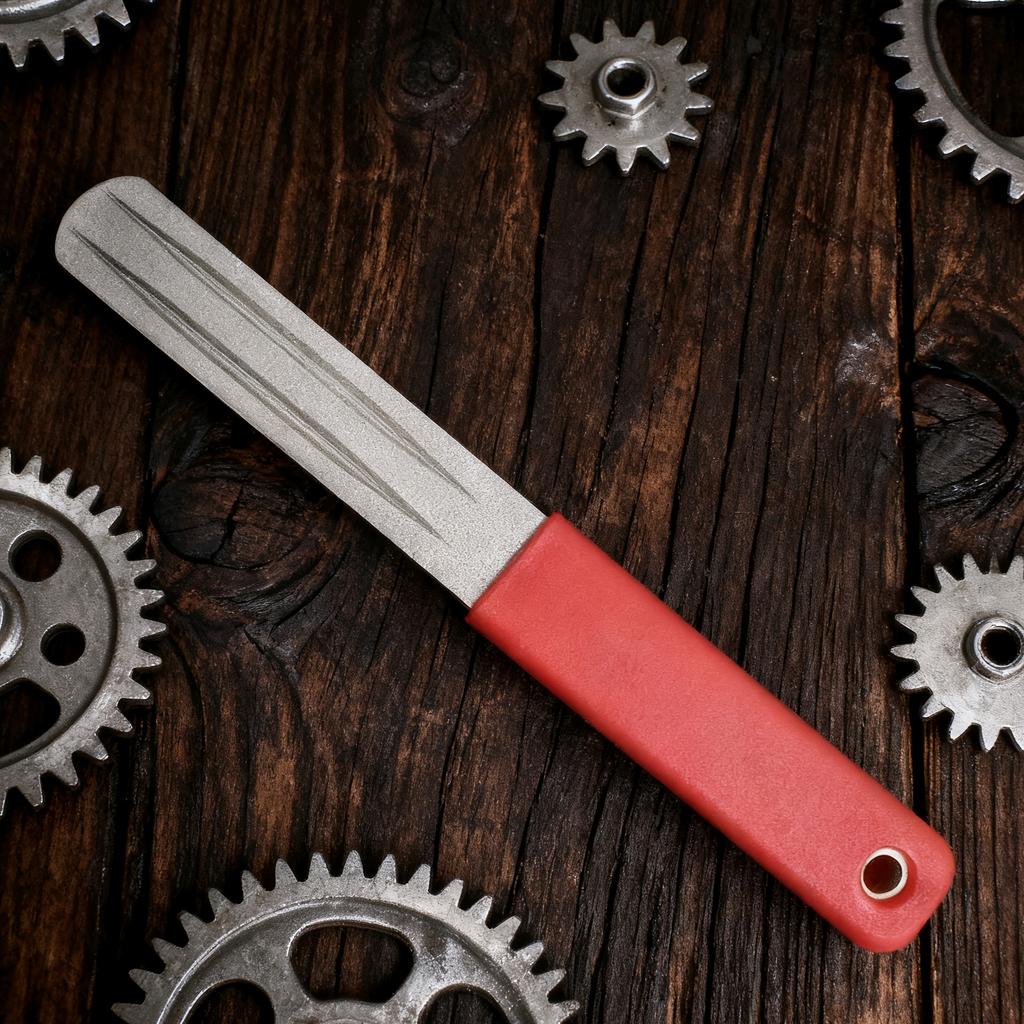 Double-sided Diamond File Portable Fishing Hook Sharpener Fine To Medium Grit for Fish Hook Sharpening Portable Knife Sharpener