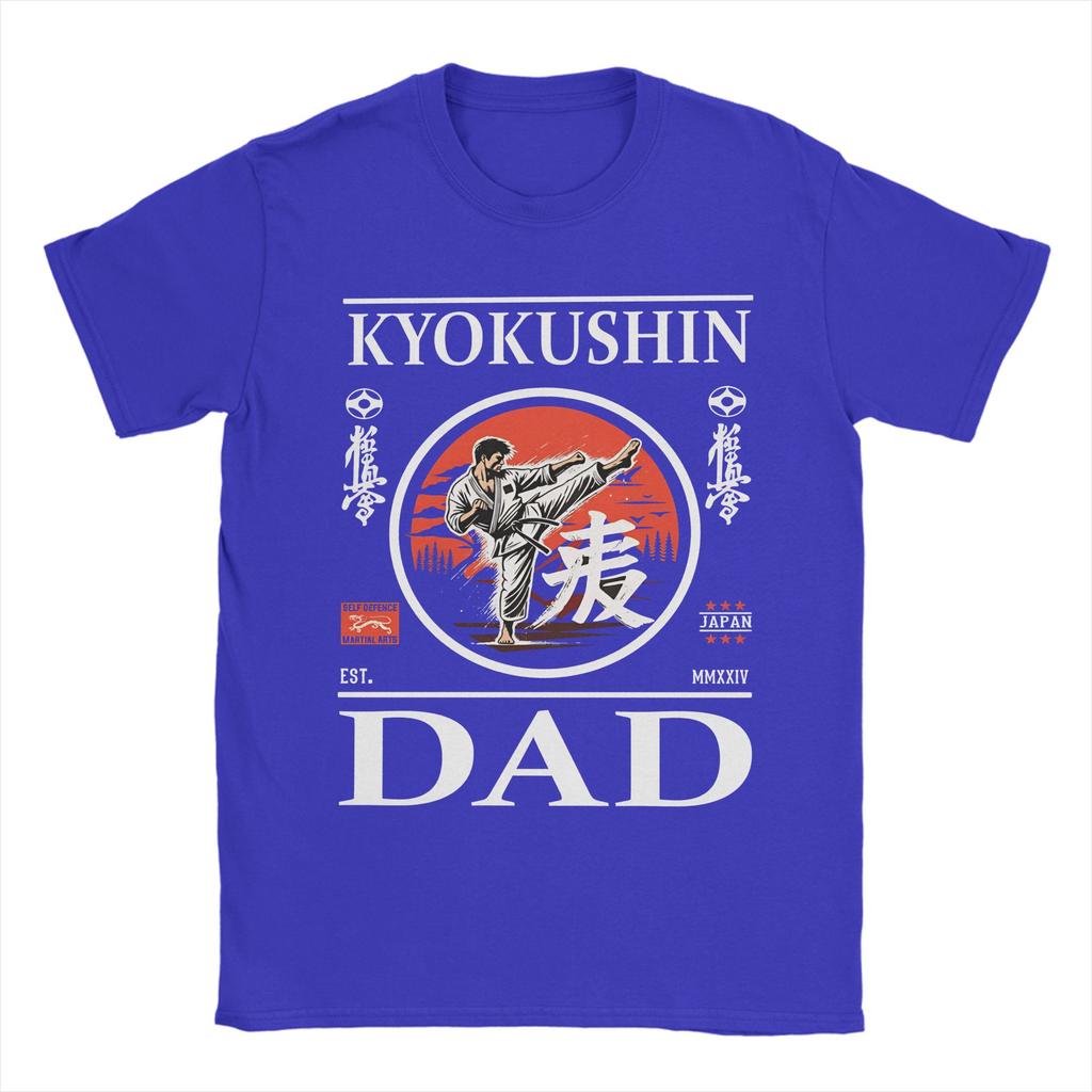 Kyokushin Karate Dad Cotton TShirt For Men Summer Streetwear TShirts Harajuku Tees Plus Size Cheap Tops