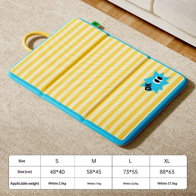 Dog Cooling Mat Summer Pet Cold Bed Extra Large Ice Silk Cool Pad for Small Big Dogs Cat Waterproof Anti Scratch Removable