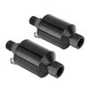 2 Pcs   Paint   Filter 1Celsius4in NPT Inlet Outlet Aluminum Alloy     Water Separator Filter