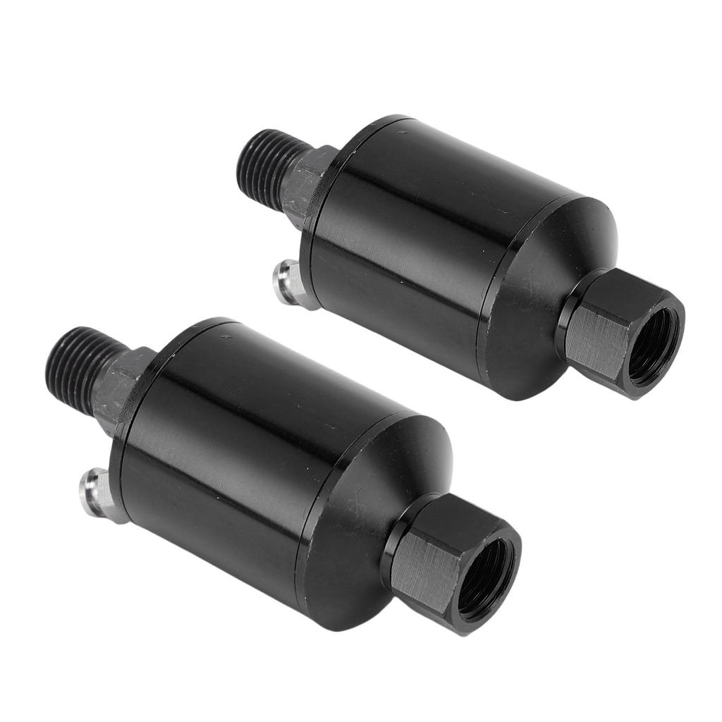 2 Pcs Paint Filter 1Celsius4in NPT Inlet Outlet Aluminum Alloy Water Separator Filter