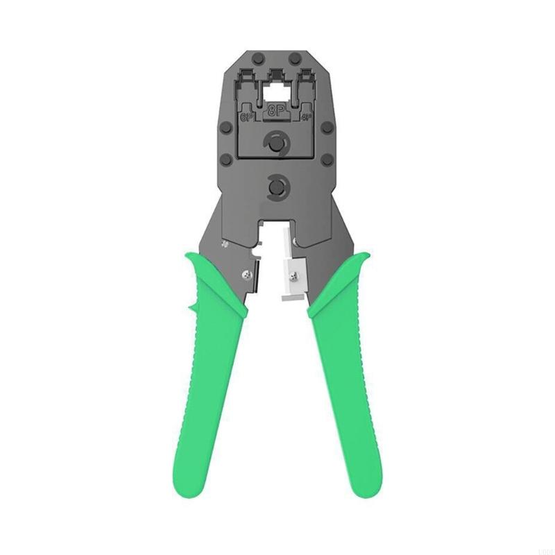   High Performances Cable Crimping Tool Integrated Stripper Cutter RJ45 Connector Compatibility