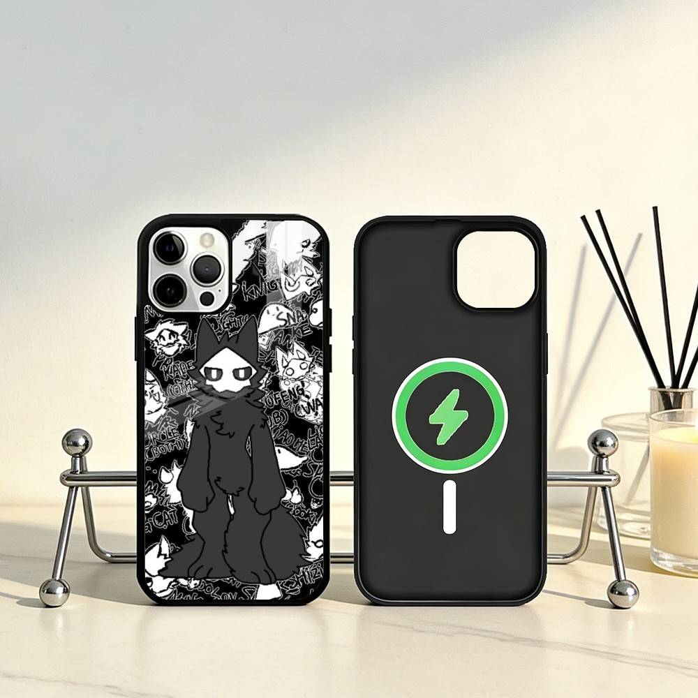 

Furry Art P-Puro C-Changed Phone Case For iPhone17,16,15,14,13,12,11 Plus,Pro Max Magnetic For Magsafe Wireless Charging iPhone12