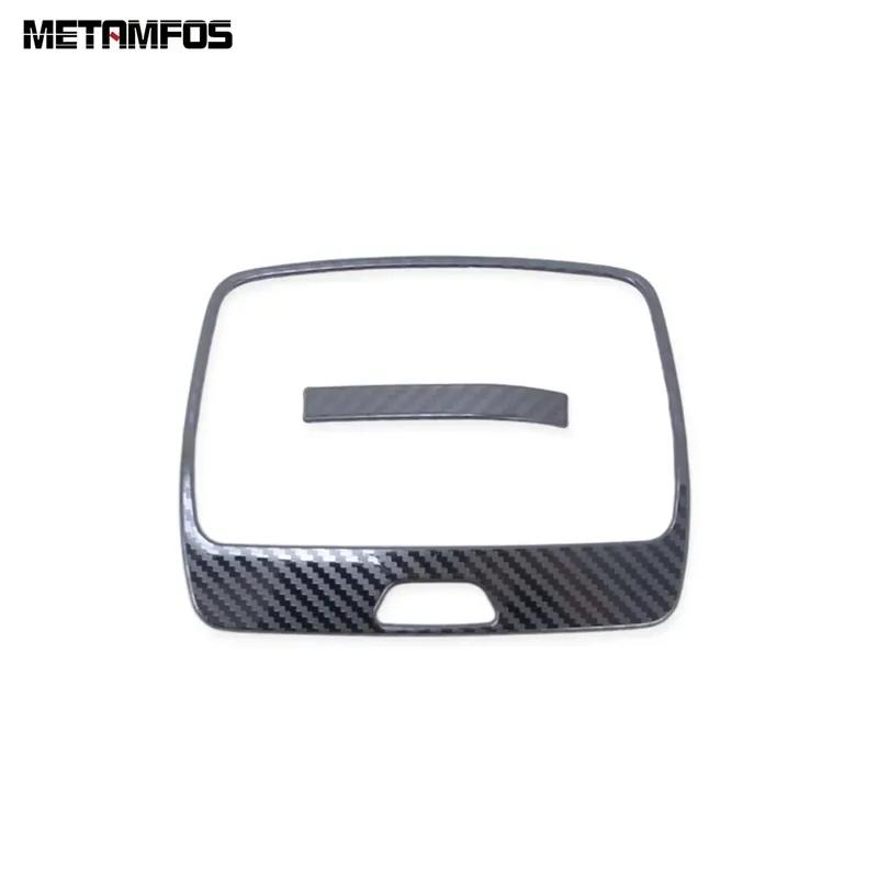 For Ford Kuga Escape - 2024 Carbon Fiber Armrest Box Rear Air Condition Vent Outlet Cover Trim Accessories Car Styling