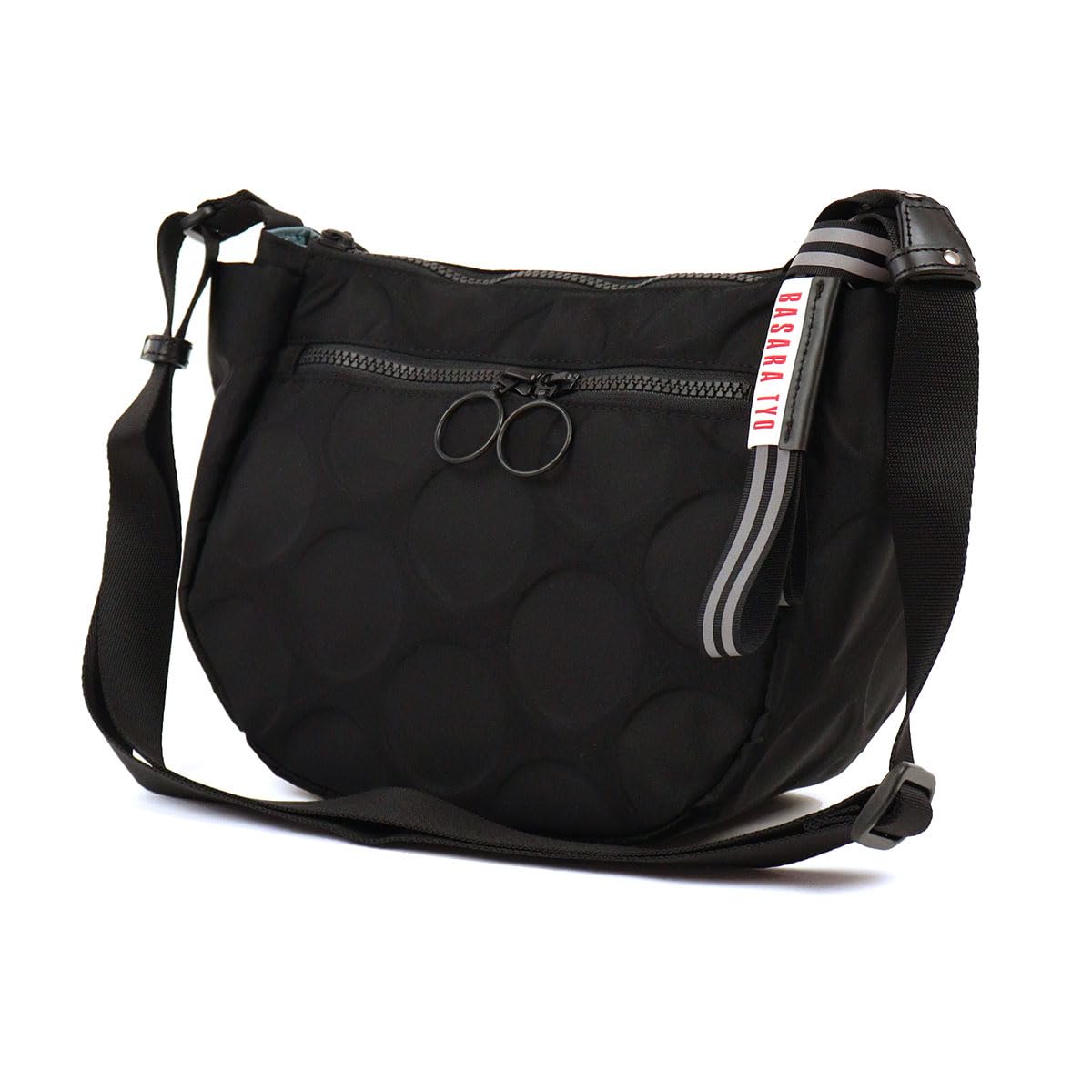 

Zeta Half Moon Shoulder Water Repellent 1414819 [Basara] Bag, (Black (10))