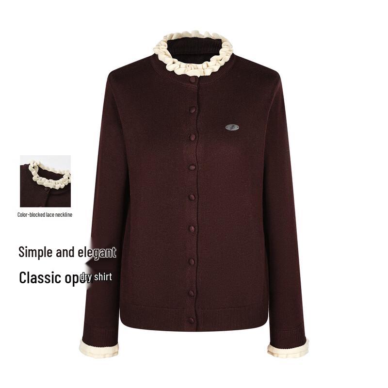 FivePlus Women s Lace Collar Knit Sweater One Size (160)